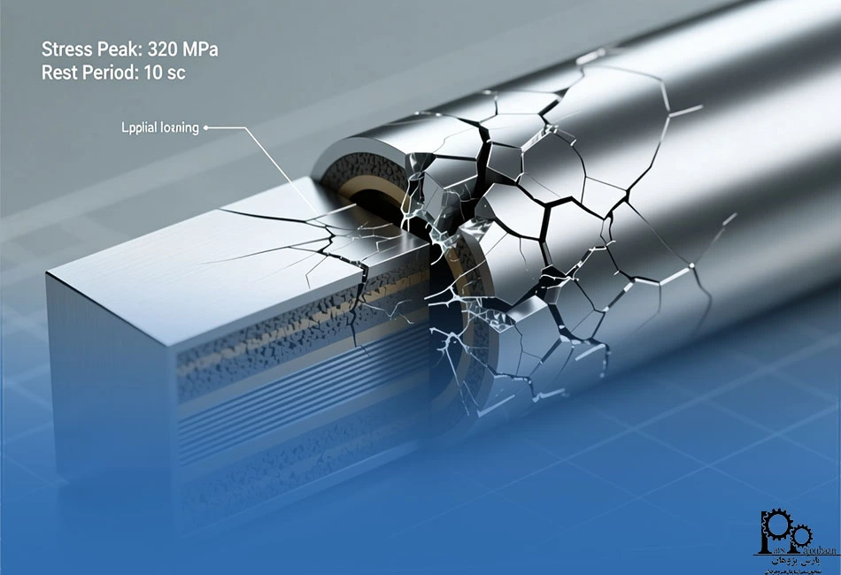 تاثیر بارگذاری متناوب و ناپیوسته بر عمر خستگی